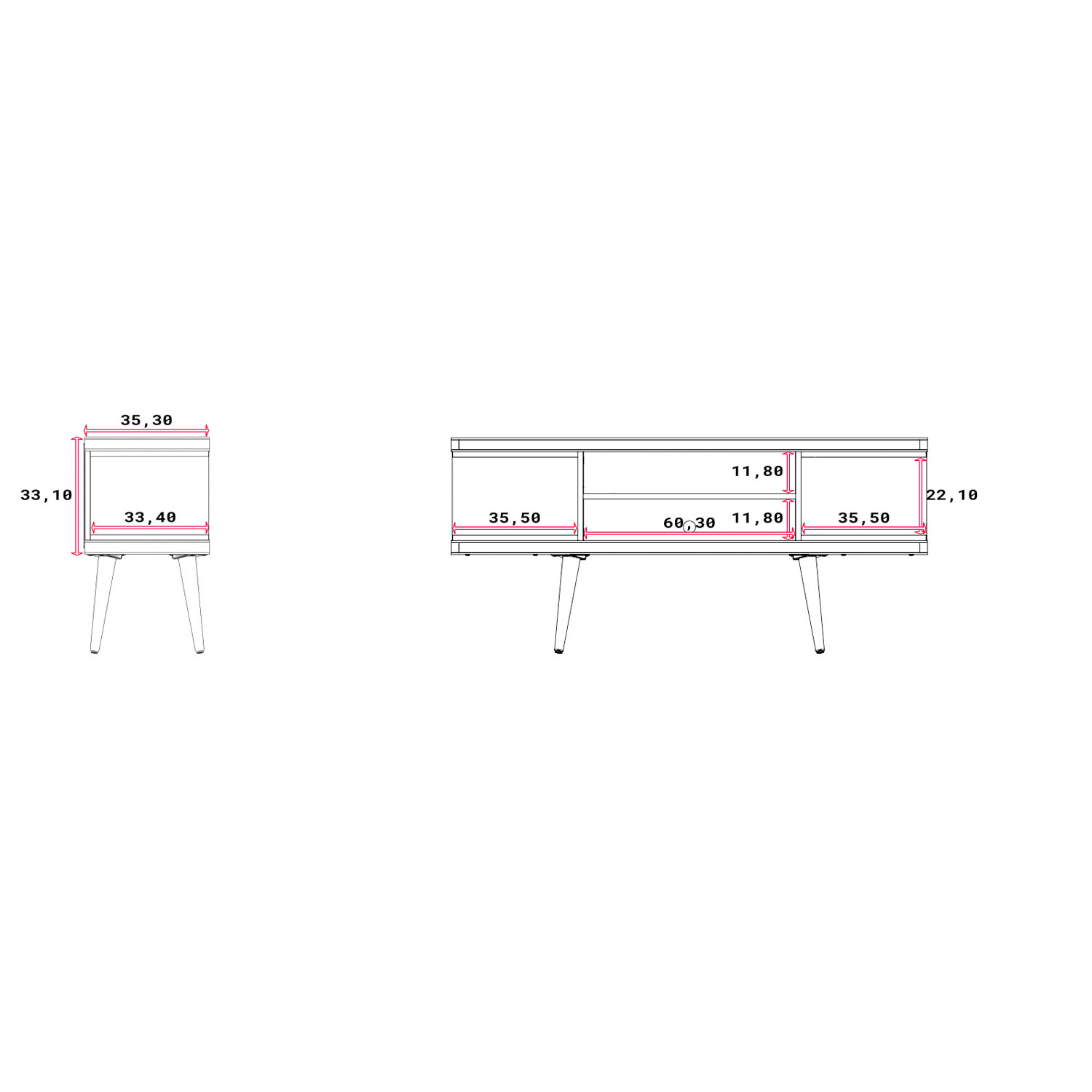 Схема для ТВ тумба AXEL 1.4 PA18251 / PA18252